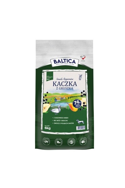 Baltica Gusturi Regionale Rață cu Pere XS / S 6kg