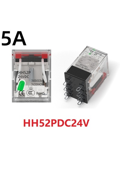 choice2 HH52PDC24V HH52P HH54P Miniature Coil Generalel ectromagnetic Interme...
