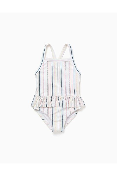 Ziddy Swimsuit Aop Stripes White