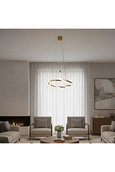 HAMER Modern Oil Lamp with Yellow Light – 36 W – 40 cm Diameter