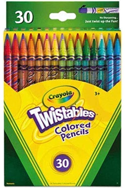 Crayola CYO687409 - أقلام تلوين قابلة لللف، متنوعة الألوان