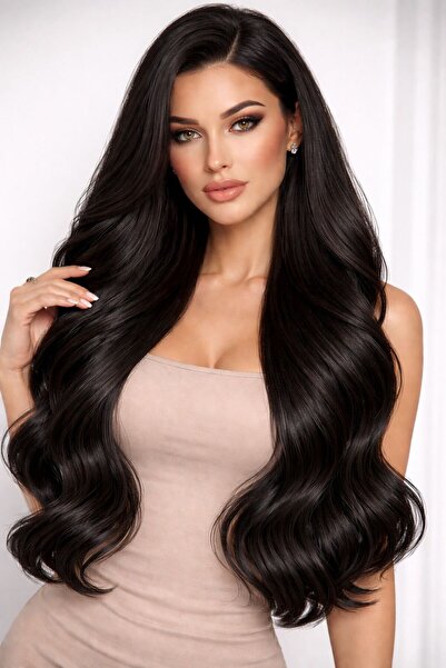 Noname Extensii Tape-on Azra Crown Extensions #1.0 – Negru - Indian Hair Remm...