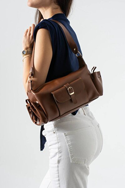 H&D COLLECTİON Trendy Bag Suitable for Women's Baguette Use Size 19 Width 33