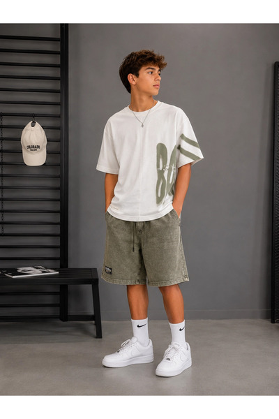 Orca Kids Fashion 9-14 تي شيرت كارينوس با الأبيض