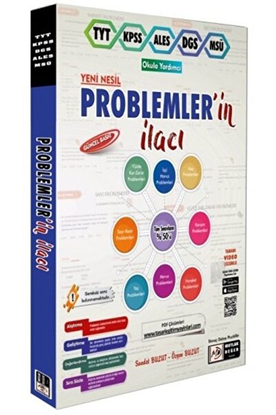Tasarı Yayınları TYT KPSS DGS ALES MSÜ Problemlerin İlacı
