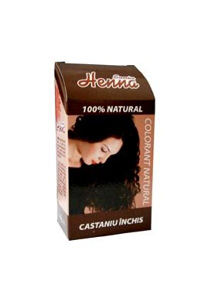 Henna Sonia Colorant Henna Sonia, Castaniu Inchis, 100 g