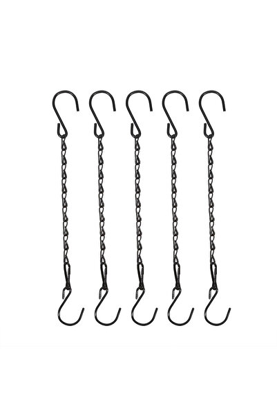 Choice1 5PC 5/10Pcs Hanging Baskets Chains with Hooks Flower Plant Pot Hanger...