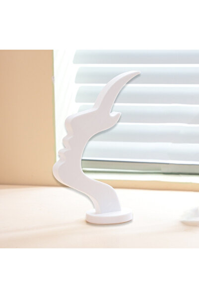 Choice1 WHITE Creative Face Shaped Eyeglass Holder Simple Desktop Glasses Sta...