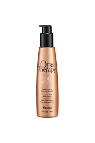 Fanola Fluid Leave-In pentru Toate Tipurile de Par - Oro Therapy Gold Leave-I...