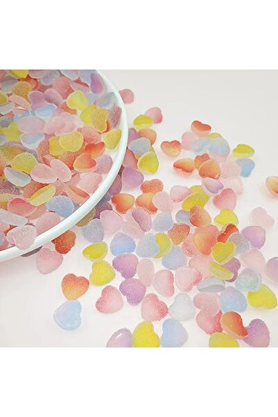 Choice 50pcs 11mm A 50pcs mix 50pcs Slime Gradient Star Heart Nail Charms Mix...