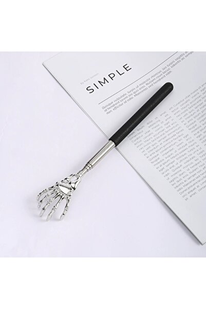 Choice6 black Skull Palm Telescopic Back Scratcher Hand Massager Fun And Nove...