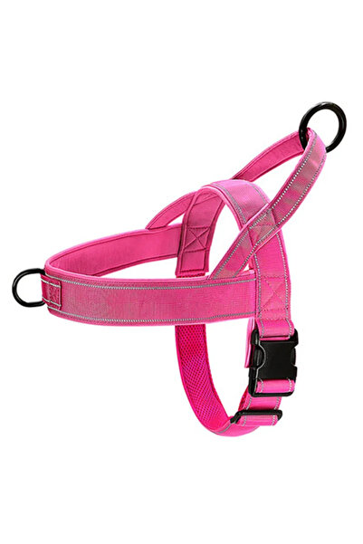 Choice3 L pink Tactical Anti-Pull Dog Harness - 1000D Nylon Adjustable for La...