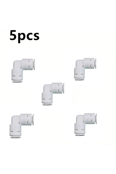 Choice 1/4" 5 pcs 2025 No Buckle Required 1/4" OD Hose Elbow Reverse Osmosis ...