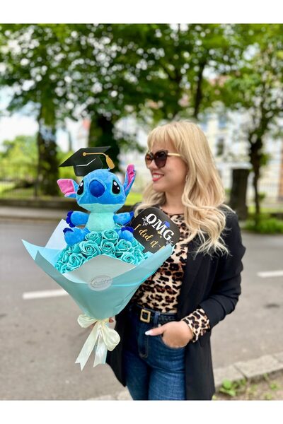 Buchetezie Stitch Grad Edition Bouquet