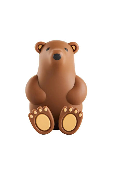choice2 Brown Suction Cup Bear Toothbrush Holder Punch-free Wall Mounted Toot...