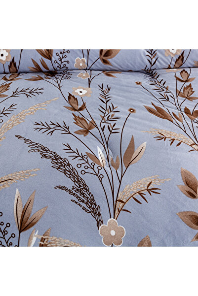 Bleco Winter Floral Milk Velvet Bedding Set | Single 4Pcs / Double 6Pcs (Extr...
