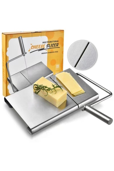 Choice1 No scale 6 lines Replaceable metal wire slicer (with plate and measur...