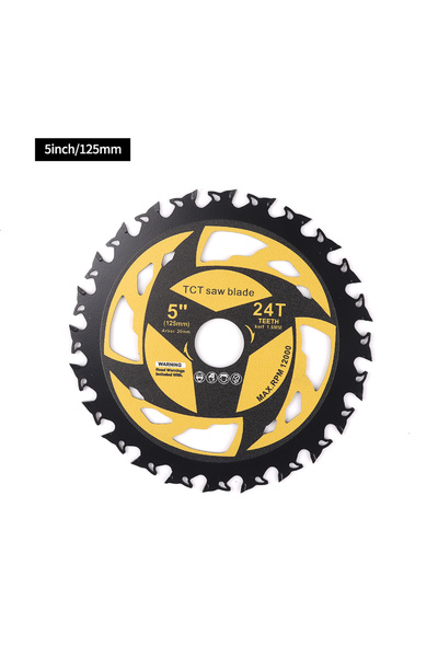Choice1 Wood Cutting 125MM TCT Circular Saw Blade Set 4" 5" 6", 18T 24T Teeth...