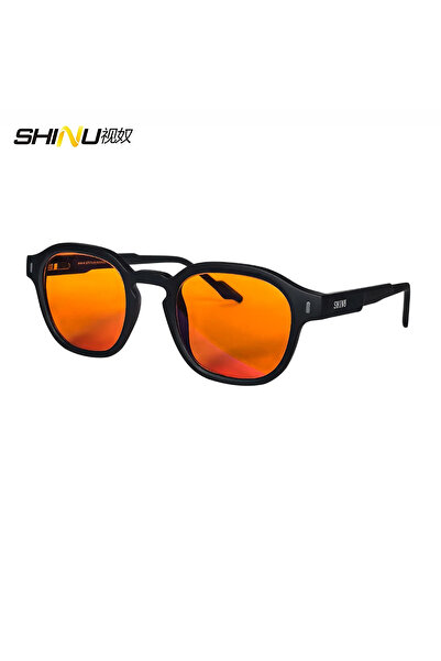 Choice1 C1 orange SHINU Anti Blue Light Glasses Sleep Better Red Lenses For M...