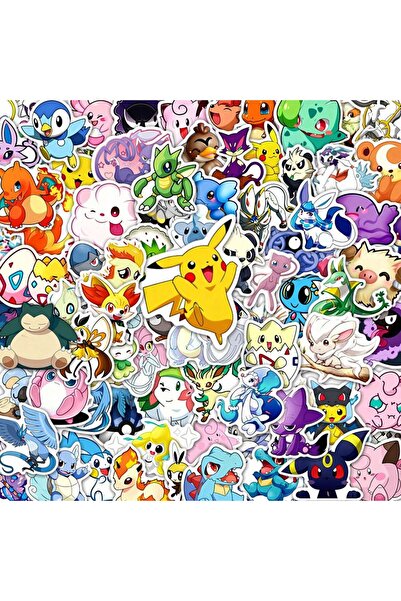 Choice1 Bandai 100pcs 50/100PCS Anime Pokemon Cute Pikachu Stickers Graffiti ...
