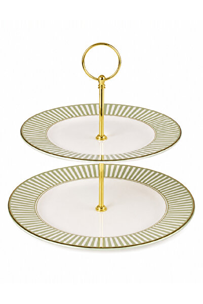 Evendi Tiered platter, Green