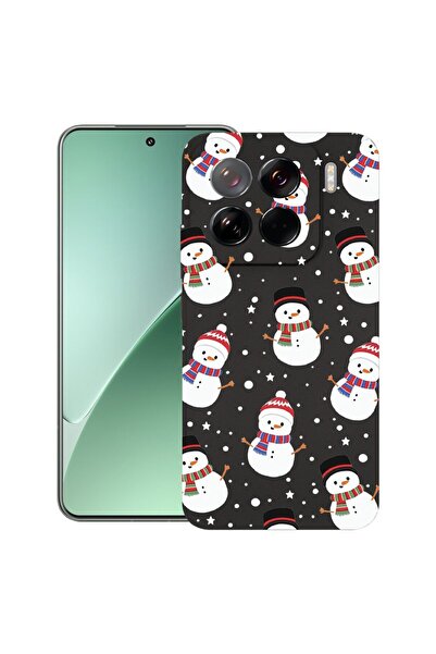 bestcase ¬Æ Husa pentru Xiaomi 15 Pro, Premium Slim Silicon 1.2MM, Snowman, M...