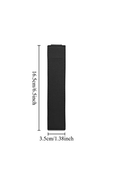Choice4 S-black Pu Leather Pen Bag Elastic Buckle Book Notebook Fashion Schoo...