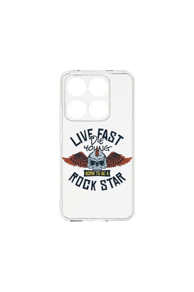 bestcase Husa pentru Xiaomi 14T, BestCase¬Æ Clear Silicon 2MM, Rock Star, Ant...