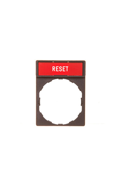 SCHNEIDER Frame for fixing labels 30x40mm, with label 8x27mm RESET ZBY2323