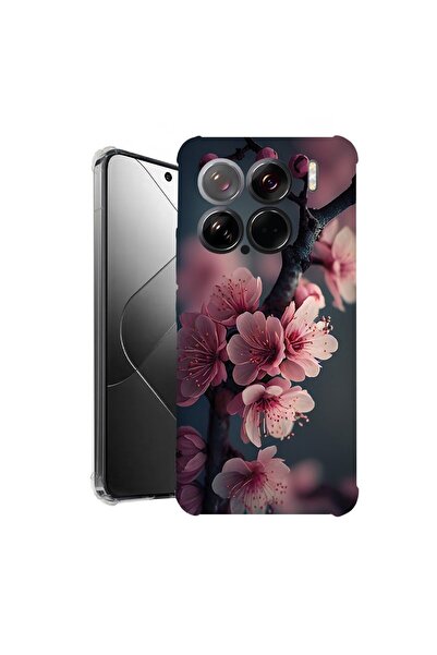 bestcase ¬Æ Husa pentru Xiaomi 15, Anti Shock 1.5MM, Cherry Blossom, Protecti...