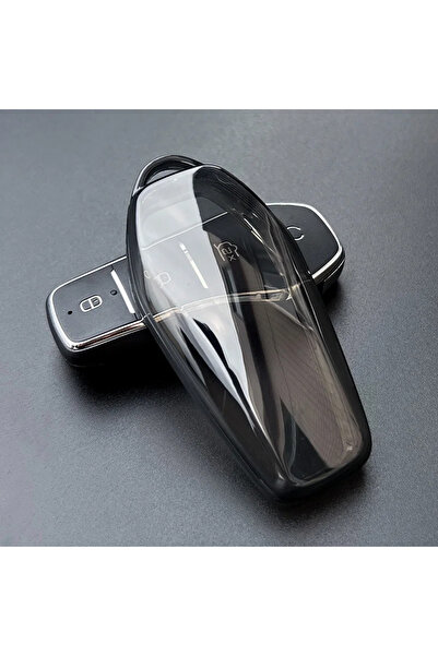 Choice1 B Smoke Black Transparent TPU Car Key Cover Key Fob Case Protector Ke...