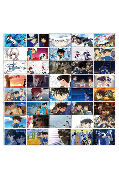 Choice 50pcs 50PCS Anime Detective Conan Cartoon Stickers Horror Film Sticker...