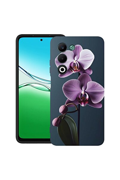 bestcase Ултра тънък силиконов калъф за OPPO A5 с дизайн  "Лилава орхидея ", ...