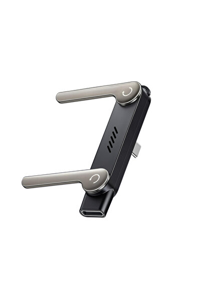 Choice محول هاتف محمول أسود USB C OTG بزاوية 90 درجة، محول ذكر Type-C إلى أنث...