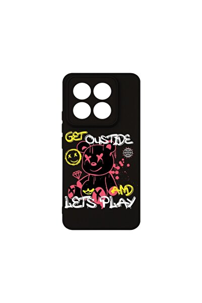 bestcase Husa pentru Xiaomi 14T Pro, BestCase¬Æ Slim SIlicon 0.8MM, Teddy Bea...