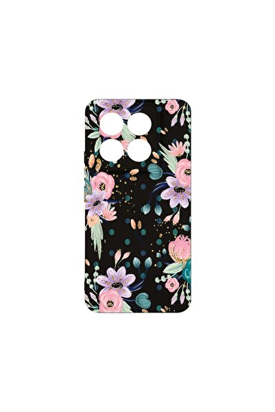 bestcase Husa pentru Xiaomi 14T Pro, BestCase¬Æ Slim SIlicon 0.8MM, Flowers C...
