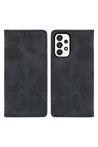 Sonique Θήκη Πορτοφόλι Vintage Magnet Wallet Samsung Galaxy A73 5G Μαύρο