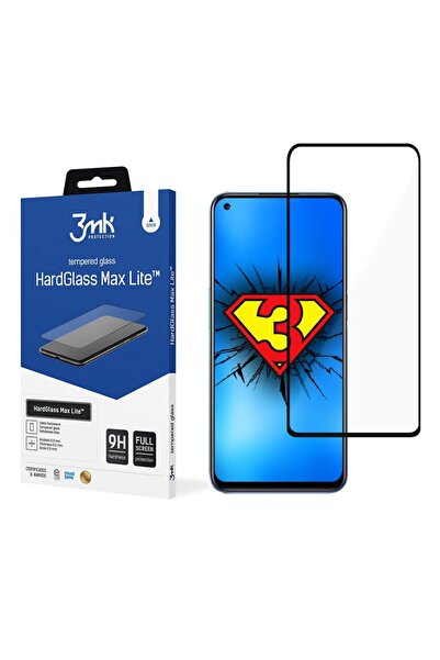 3MK HardGlass Max Lite Full Screen Realme 8 5G Μαύρο