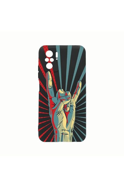 bestcase Θήκη σιλικόνης, Συμβατή με Xiaomi Poco F4, Σχέδιο Φεστιβάλ Ροκ, Ανθε...