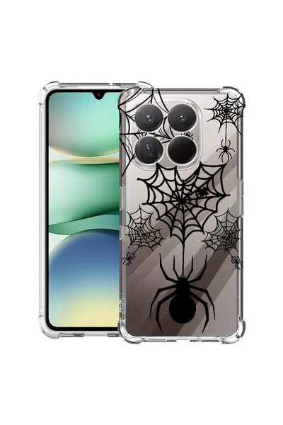 bestcase ¬Æ Husa Anti Shock Compatibil cu Xiaomi 17, cu Design Spider Web, Re...