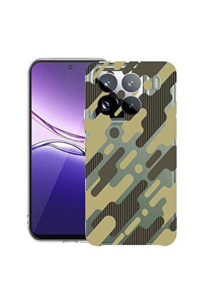 bestcase ¬Æ Husa Clear Slim Silicon Compatibila cu Xiaomi 15 Pro, Green Camou...