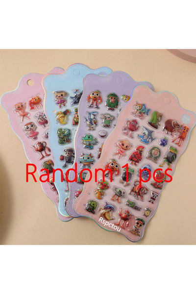 Choice1 ملصقات بارزة ثلاثية الأبعاد بتصميم إيطالي مرح ومضحك على شكل حيوانات، ...