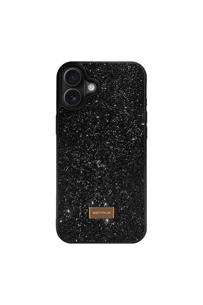 Sonique Θήκη Lux Diamond Apple iPhone 16 Plus Μαύρο