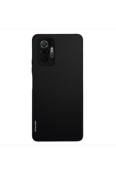 Sonique Θήκη Carbon Series για Xiaomi Redmi Note 10 Pro Μαύρο
