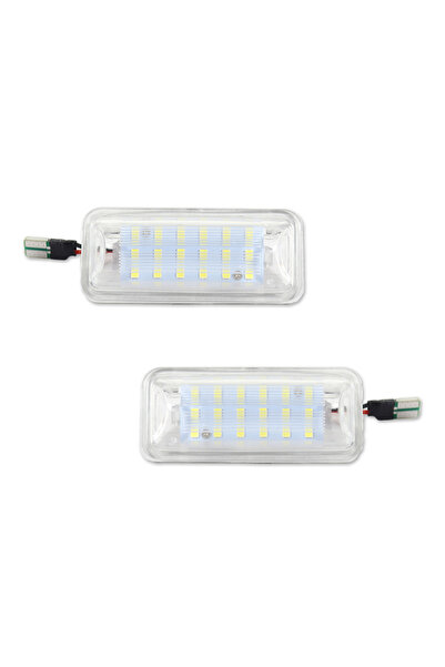 Choice مصباح لوحة ترخيص LED أبيض (قطعتان) لسيارات سوبارو فورستر وإمبريزا وليج...