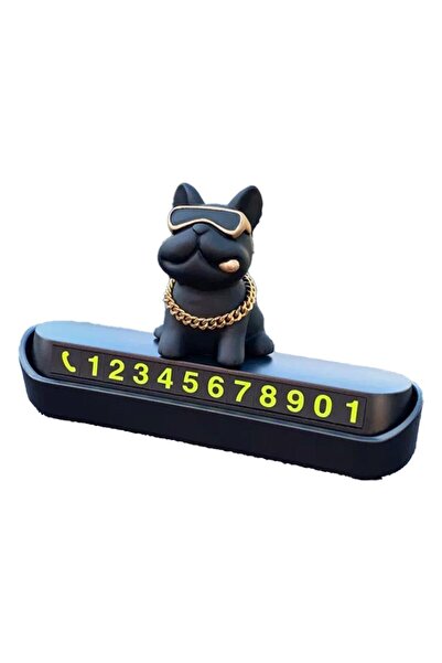 Choice3 F Bulldog Temporary Parking Number Plate Car Interior Decoration Mobi...