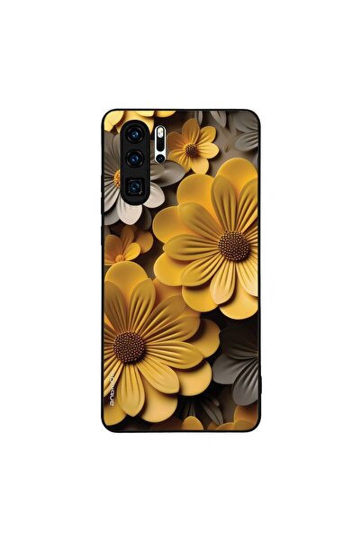 Sonique Θήκη 3D Flower Series για Huawei P30 Pro Κίτρινο