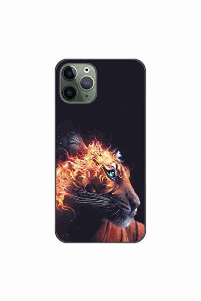 OEM Husa compatibila cu Apple iPhone 11 Pro Max Silicon Gel Tpu Model Flamebo...