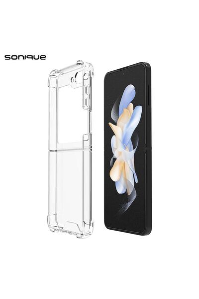 Sonique Θήκη Σιλικόνης Armor Clear Anti Shock Samsung Galaxy Z Flip 5 Διάφανο