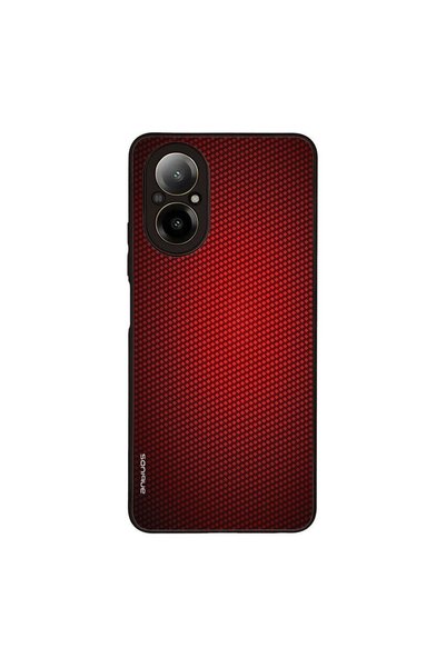 Sonique Θήκη Carbon Series για Realme Realme C67 4G Κόκκινο